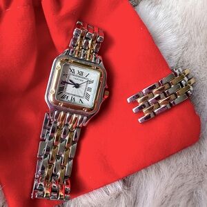 Beautiful two tone stainless steel watch